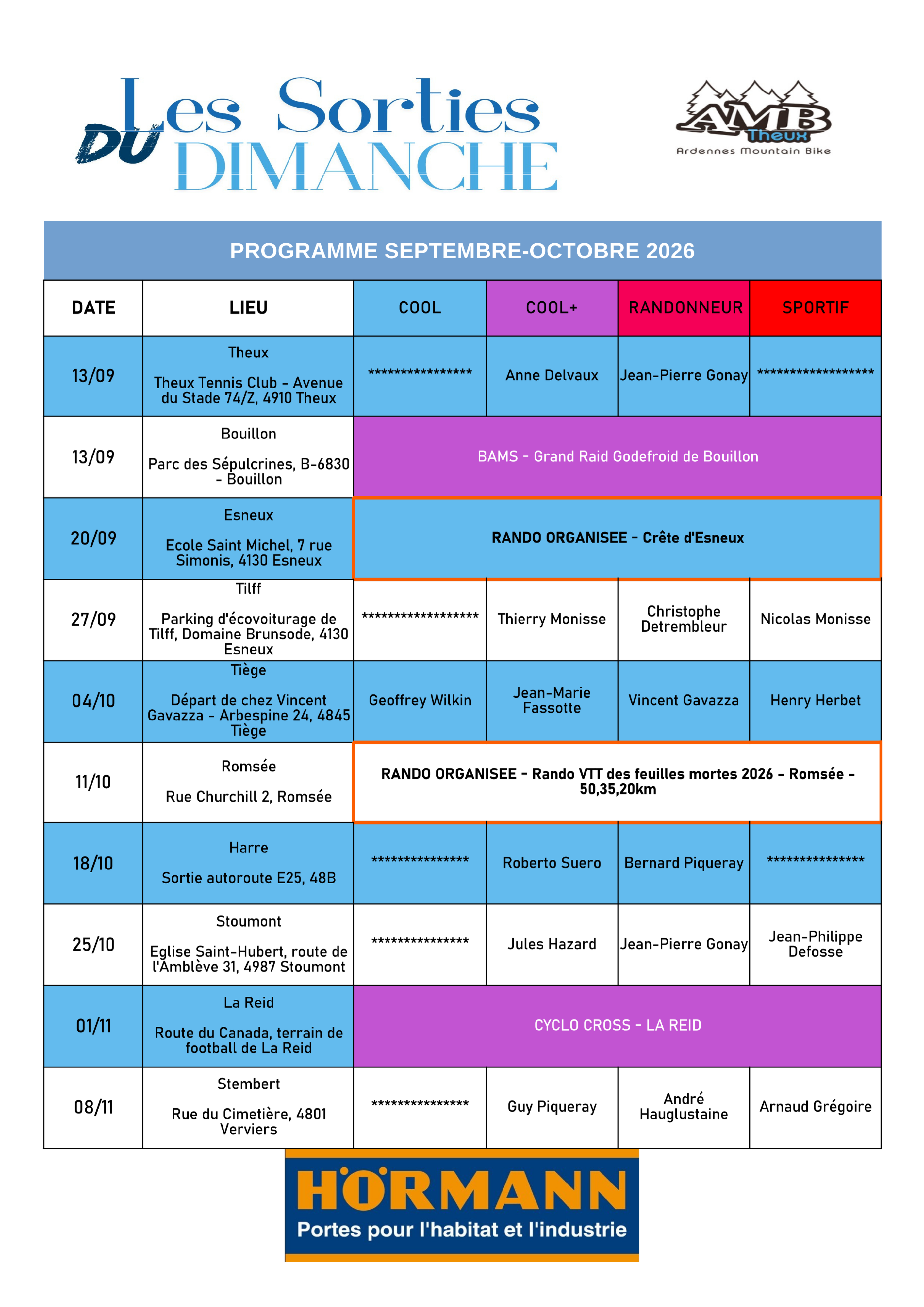 AMB Theux programme - photo 5