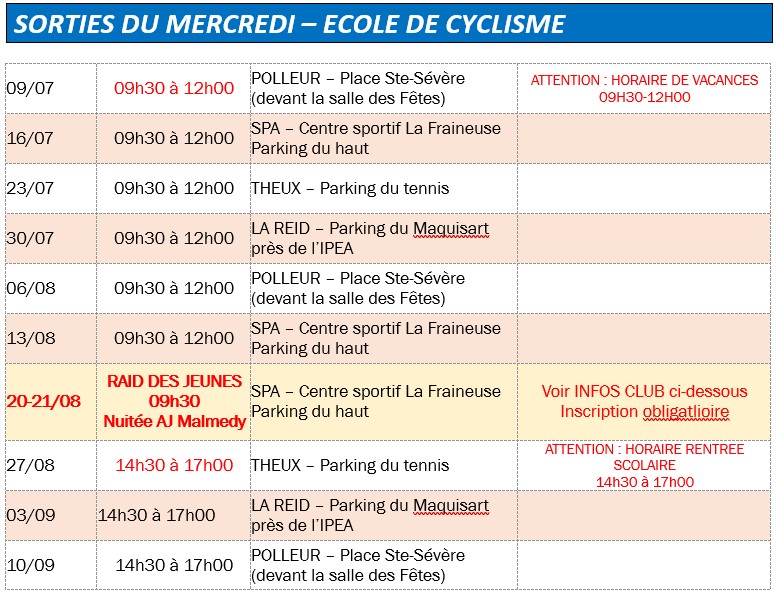 AMB Theux programme - photo 4