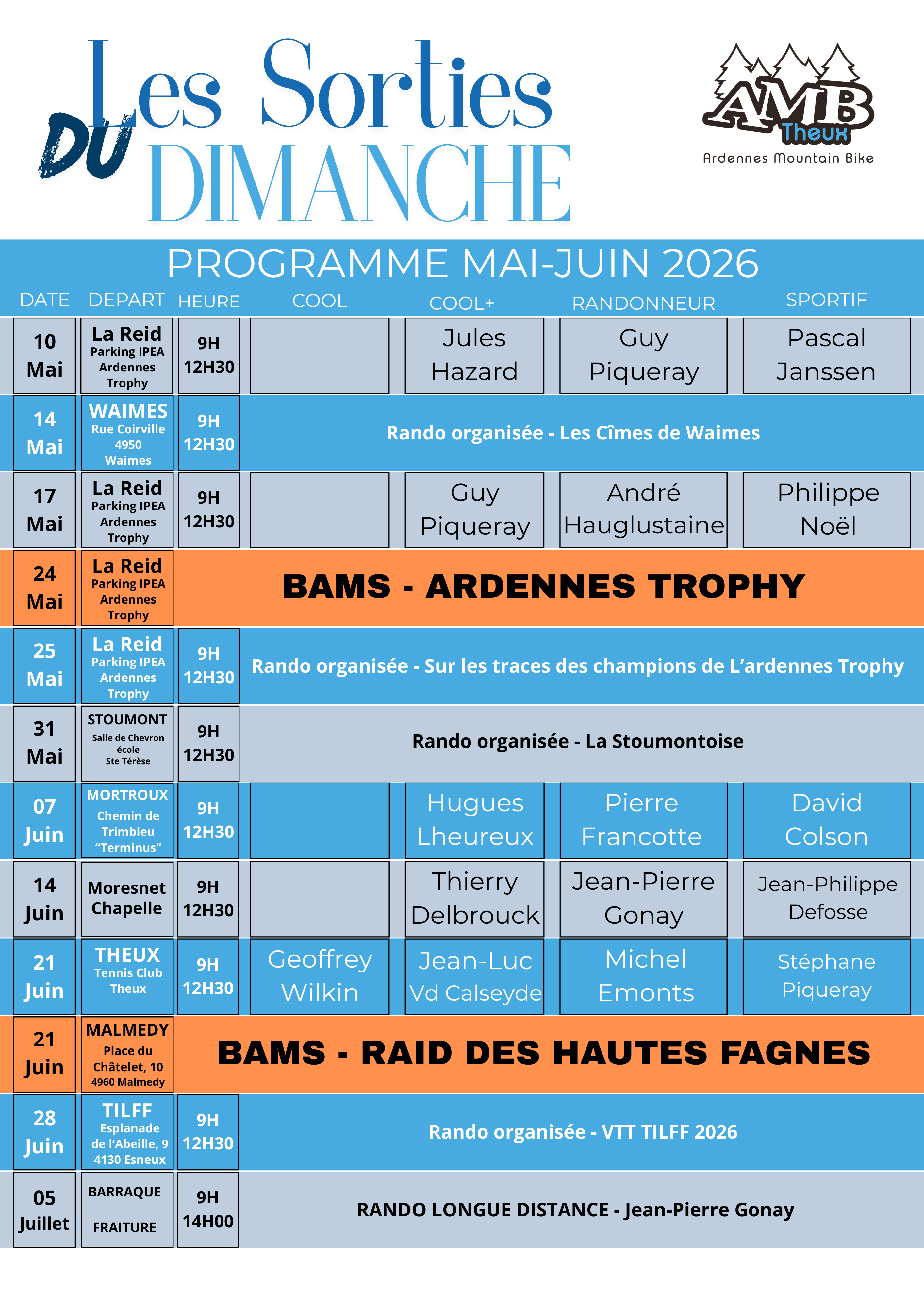 AMB Theux programme - photo 5